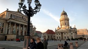 Concert Hall and French Cathedral at Gendarmenmarkt in Berlin.